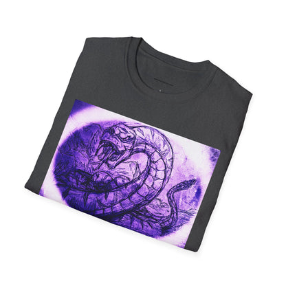 Purple Serpent Graphic Unisex T-Shirt