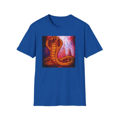 Cobra Serpent Graphic T-Shirt — Vibrant Retro Snake Art Tee