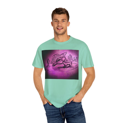 Alien Adventure Unisex T-Shirt - Garment-Dyed Graphic Tee