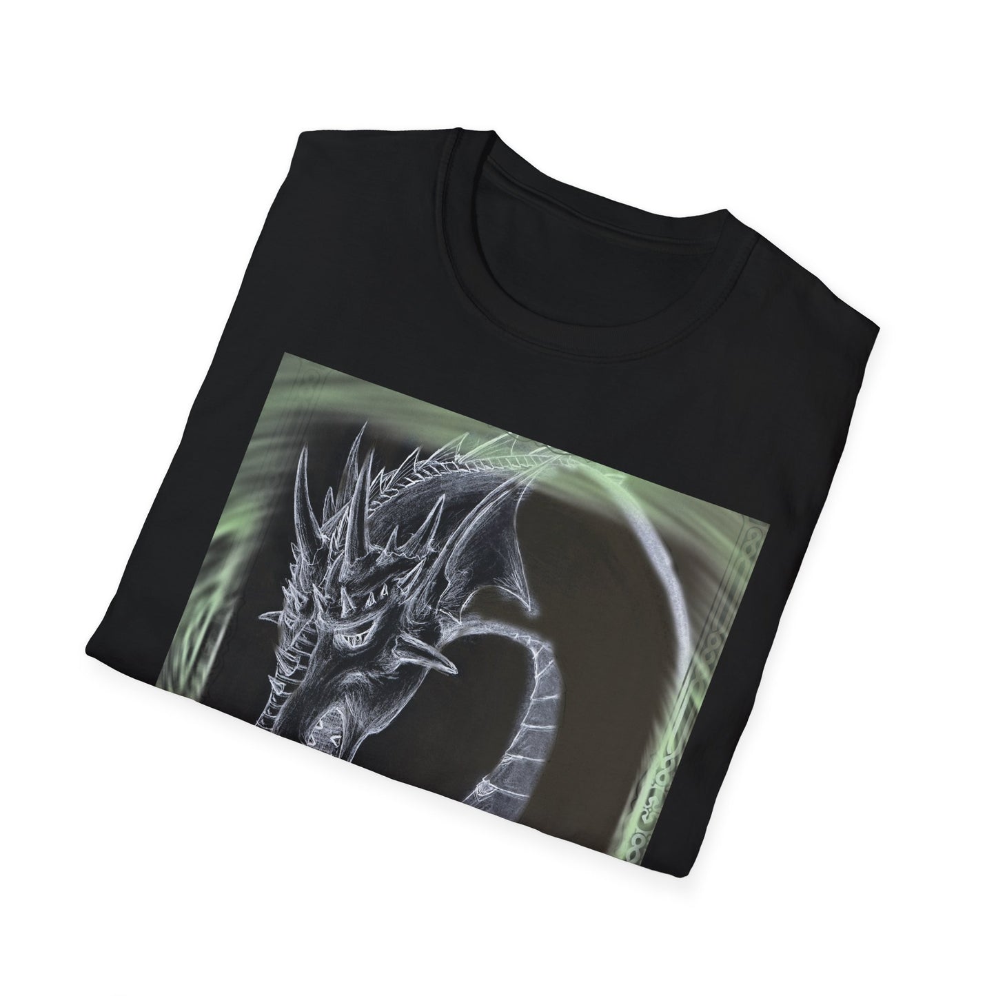 Dragon Skull T-Shirt — Gothic Fantasy Dragon Art Tee