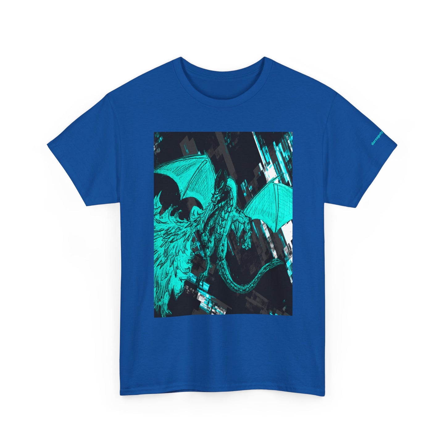 Dragon Graphic Tee — Neon Green Fantasy Dragon T-Shirt