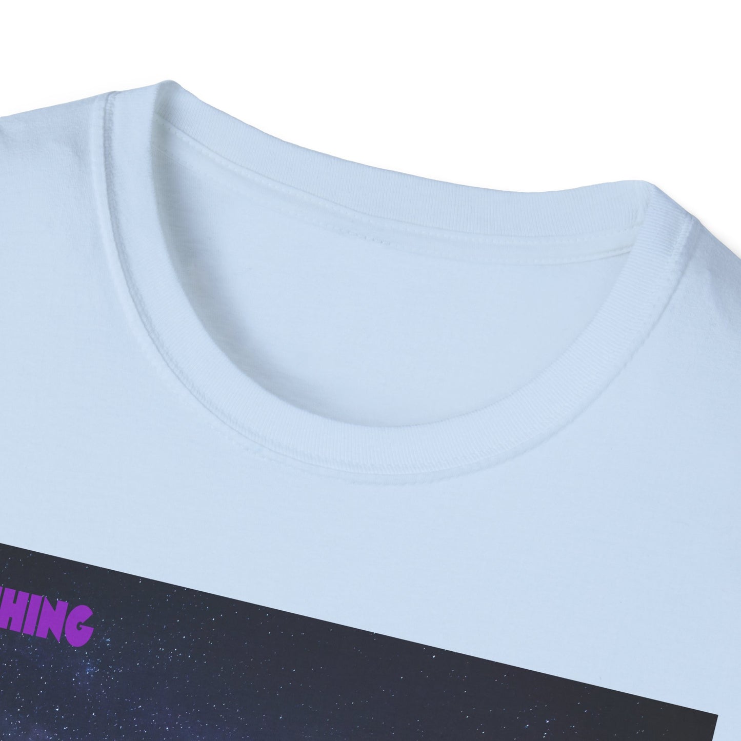 Quantum Field Galaxy-Themed Unisex T-Shirt - Cosmic Vibes, Inspirational Quote Tee, Gift for Space Lovers, Casual Wear, Unique Graphic T-Shirt