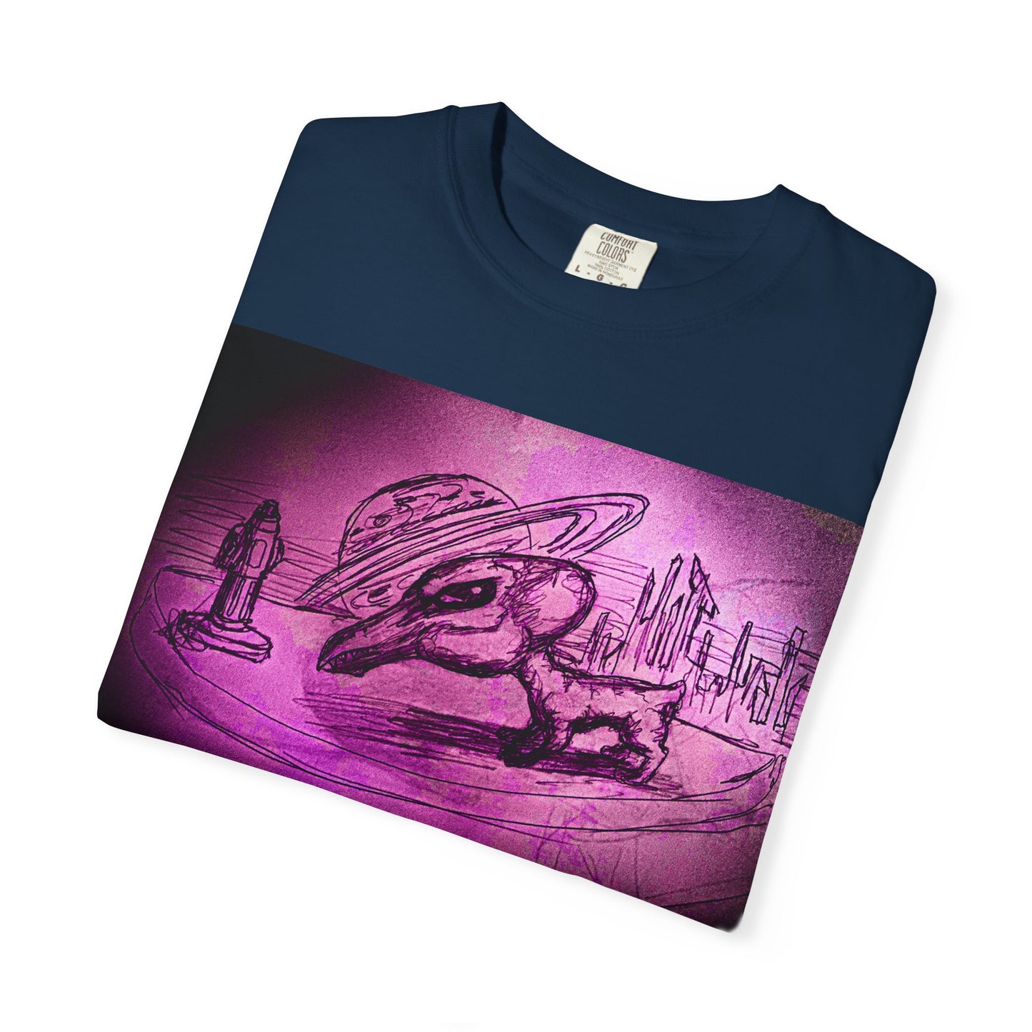 Alien Adventure Unisex T-Shirt - Garment-Dyed Graphic Tee
