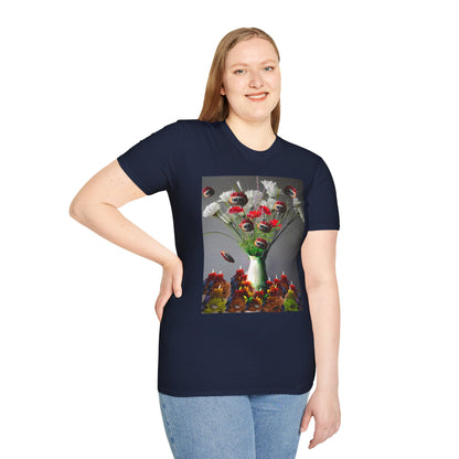 Skeleton Pumpkin Bouquet T-Shirt