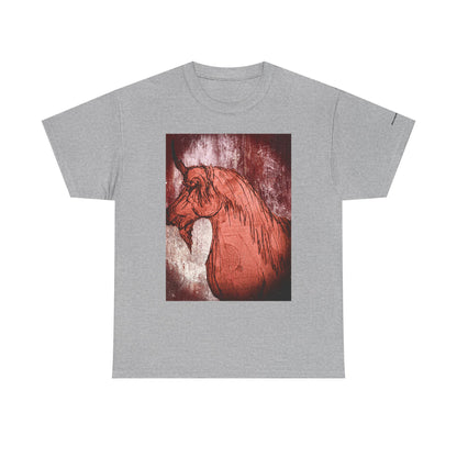 Artistic Unicorn Fantasy Print Unisex Heavy Cotton Tee