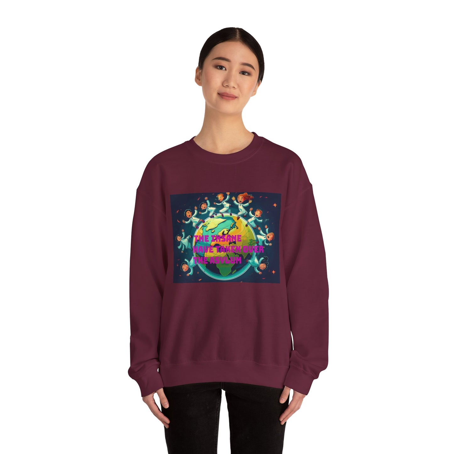 Sweatshirt - 'The Insane Have Taken Over the Asylum' Unisex Heavy Blend™ Crewneck