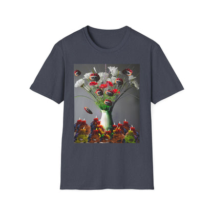 Skeleton Pumpkin Bouquet T-Shirt