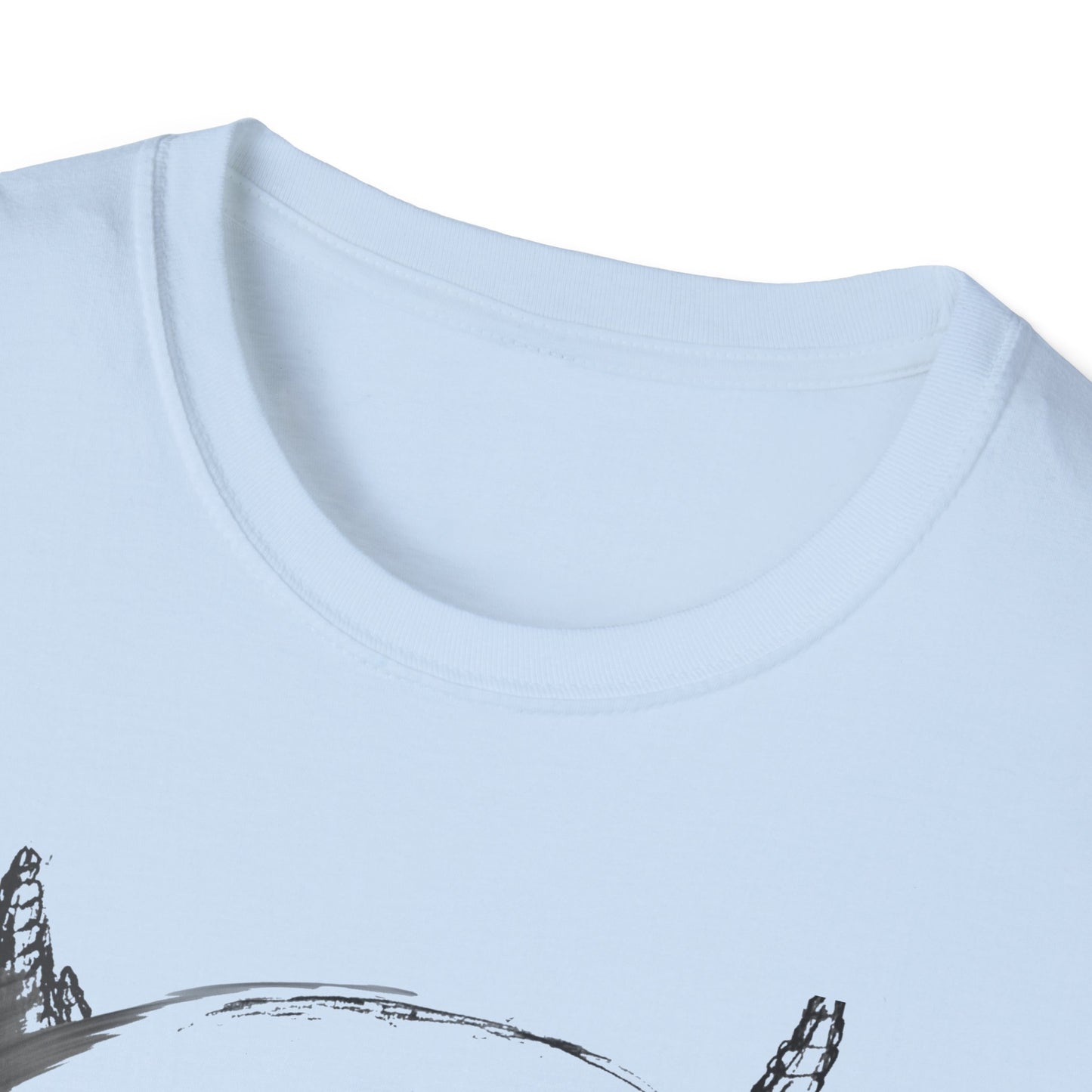 Skull Sketch T-Shirt — Edgy Grunge Graphic Tee