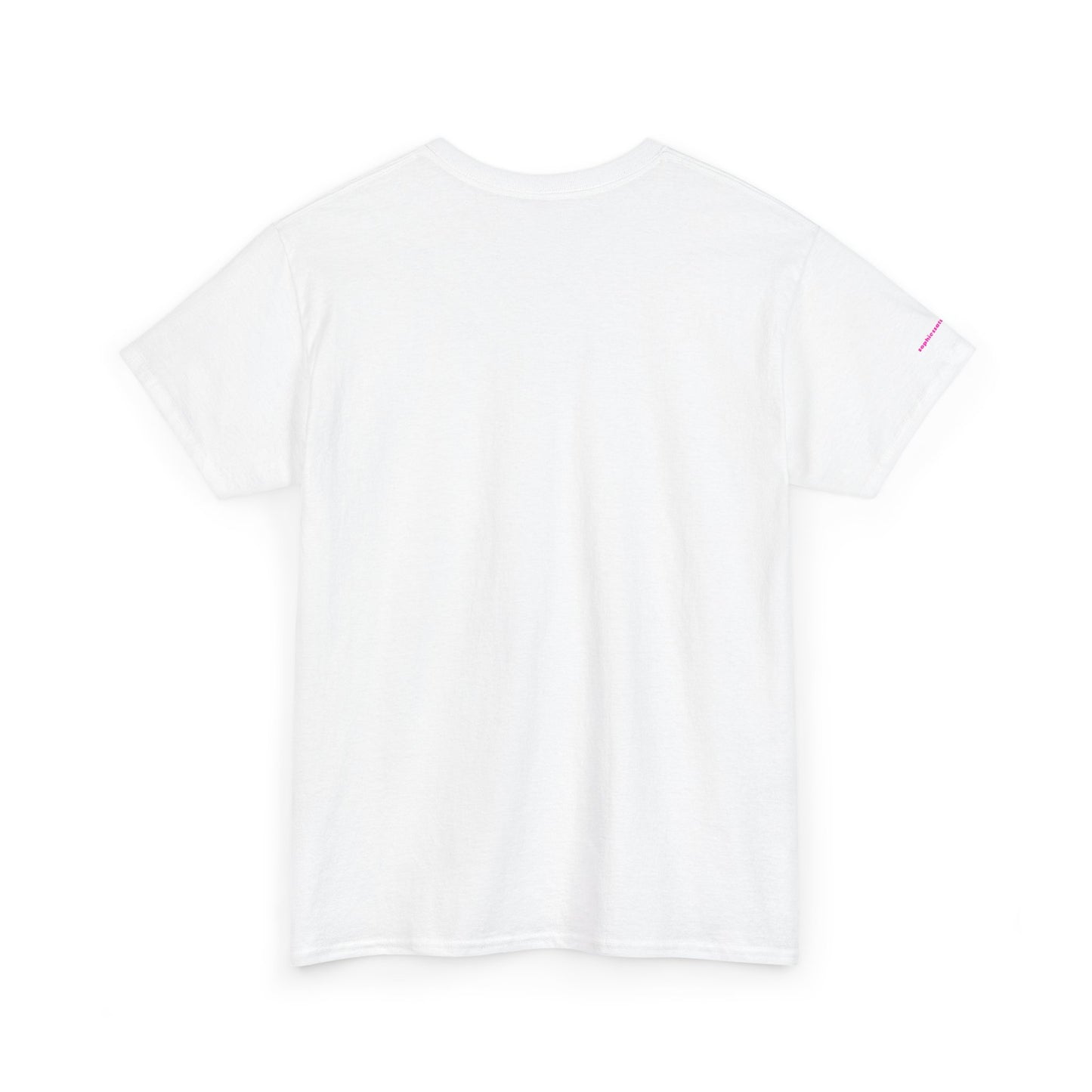 Fluorescent Floral Tee — Neon Blue & Purple Garden T-Shirt