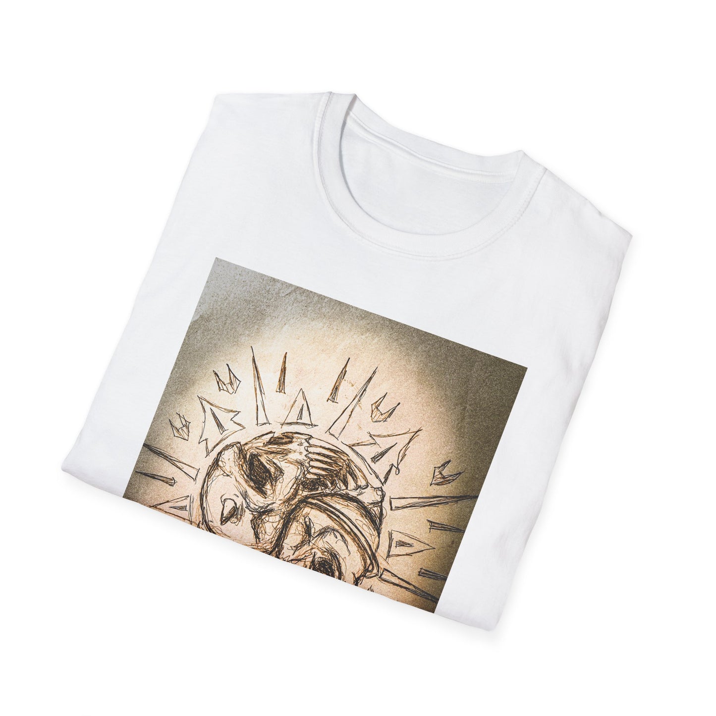 Vintage-Inspired Mutant Unisex Softstyle T-Shirt, Bohemian Tee, Unique Graphic Shirt, Casual Wear, Gift for Friends, Festival Attire