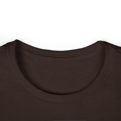 Playful tabby reaches for pink moon Women's Softstyle Tee