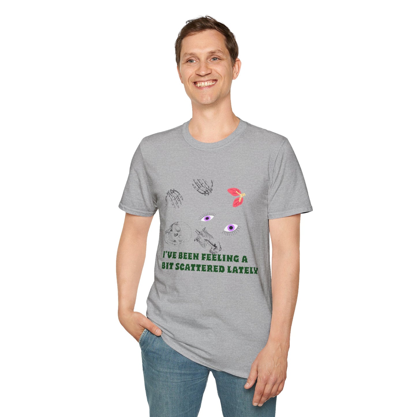 Skeleton Scattered Inspiration Unisex T-Shirt
