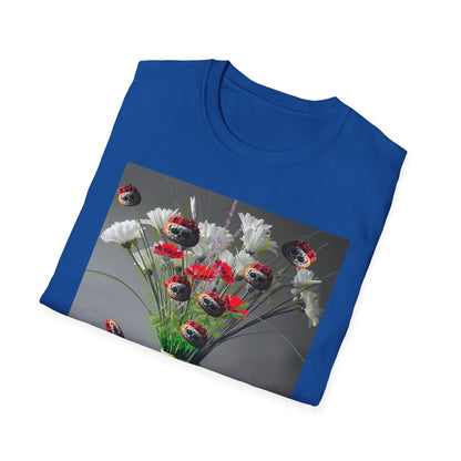 Skeleton Pumpkin Bouquet T-Shirt