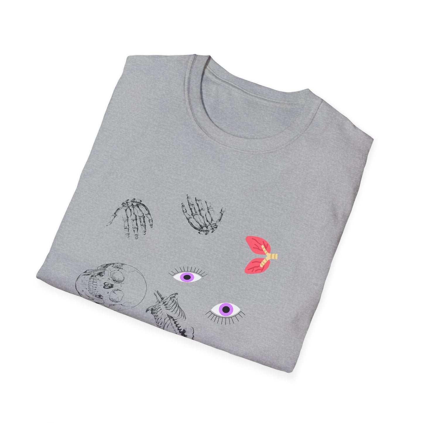 Skeleton Scattered Inspiration Unisex T-Shirt