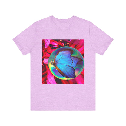 Colorful Butterfly Graphic Tee, Butterfly Shirt, Unisex T-Shirt, Nature Lover Gift, Casual Summer Wear, Vibrant Art Tee