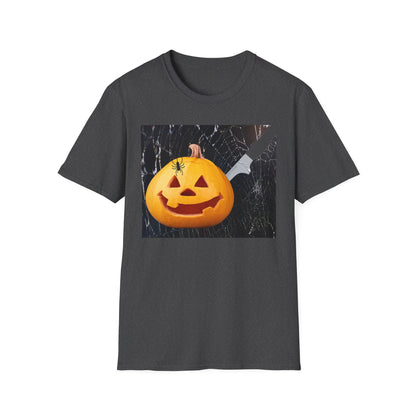 Halloween Pumpkin Horror T-Shirt, Unisex Tee, Spooky Shirt, Fall Fashion, Halloween Costume, October Celebration Gear