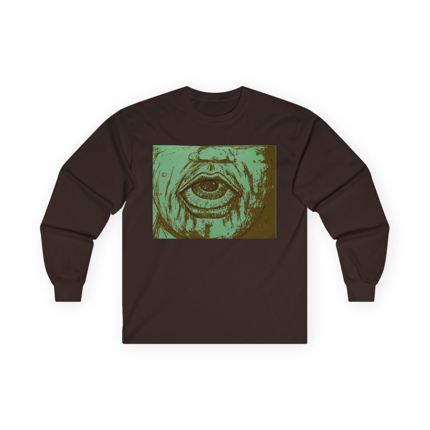Abstract Altered  Eye Long Sleeve Tee