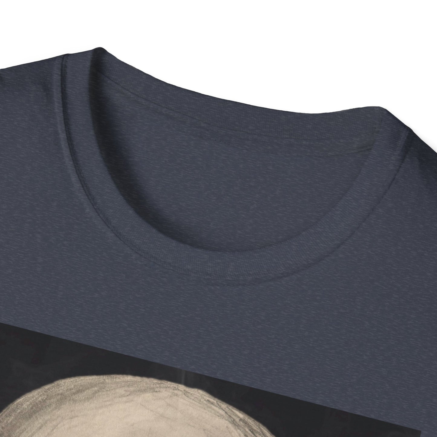 Skull Art Unisex Softstyle T-Shirt - Edgy Graphic Tee for Halloween, Festival Wear, Music Lovers, Gift Idea, Casual Style