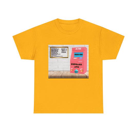 Cupcake ATM Tee Shirt 
Unisex Cotton