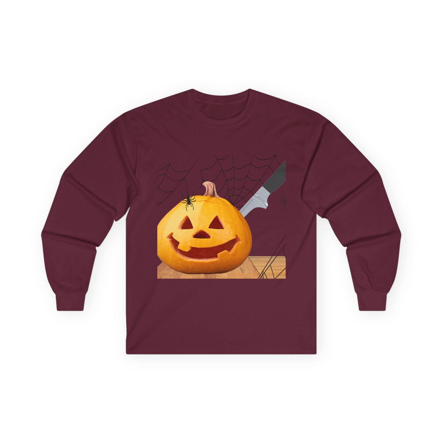 Pumpkin Carved Up Unisex Ultra Cotton Long Sleeve Tee