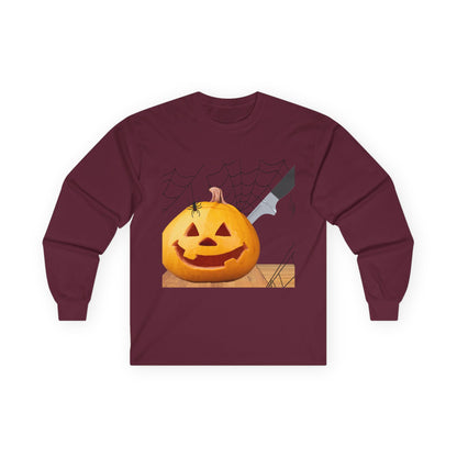 Pumpkin Carved Up Unisex Ultra Cotton Long Sleeve Tee