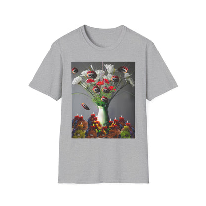 Skeleton Pumpkin Bouquet T-Shirt