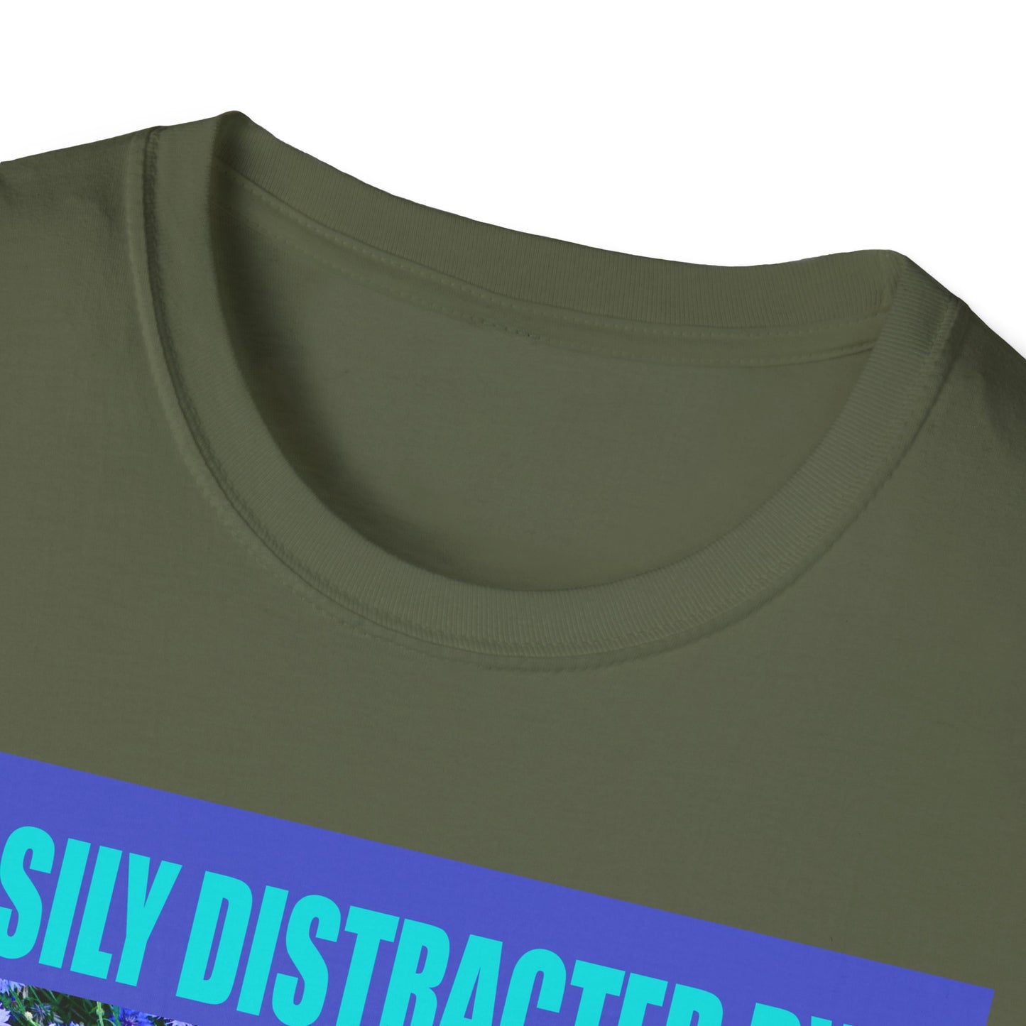 Easily Distracted by Puppies Cute Dog Lover T-Shirt, Easily Distracted by Dogs Tee, Perfect Gift for Pet Owners, Animal Lover Apparel, Casual Everyday Wear