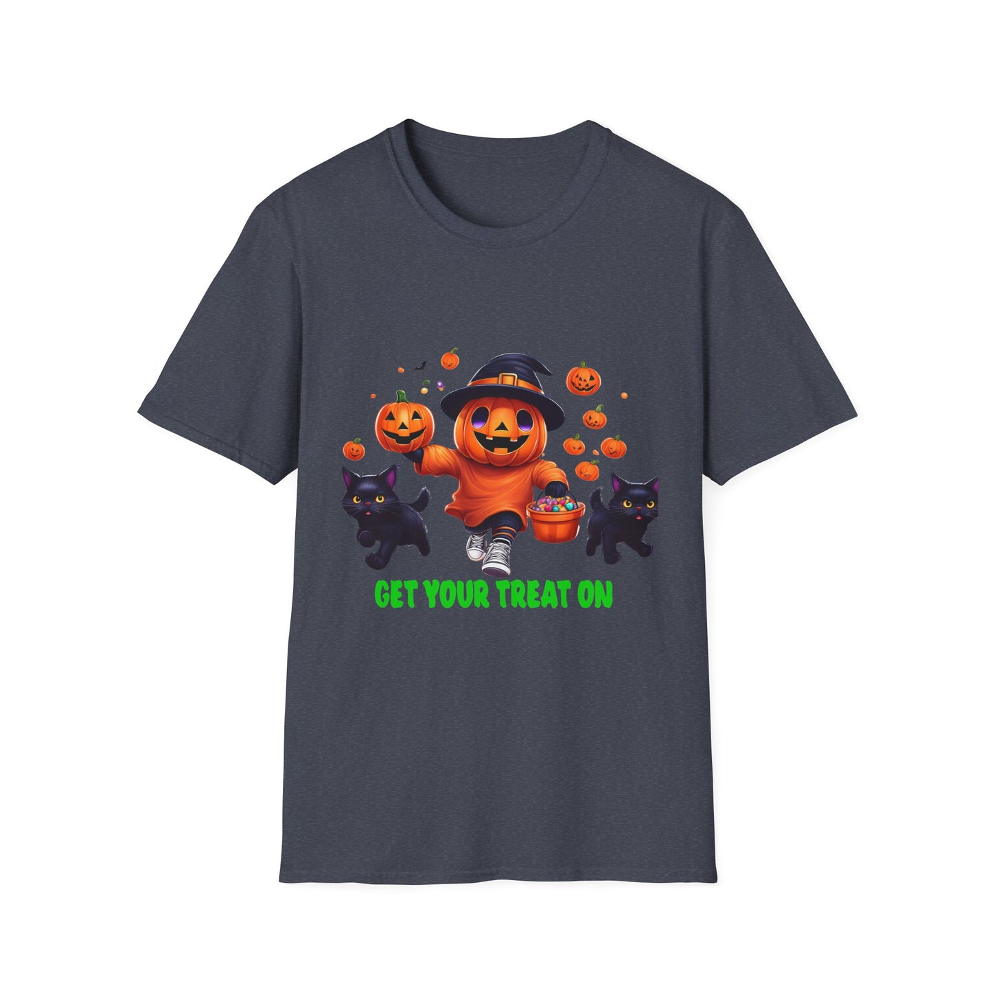 Halloween Themed T-Shirt, Perfect for Trick-or-Treating, Fall Celebrations, Graphic Tee for Cat Lovers, Unisex Costume Top, Fun Spooky [...]