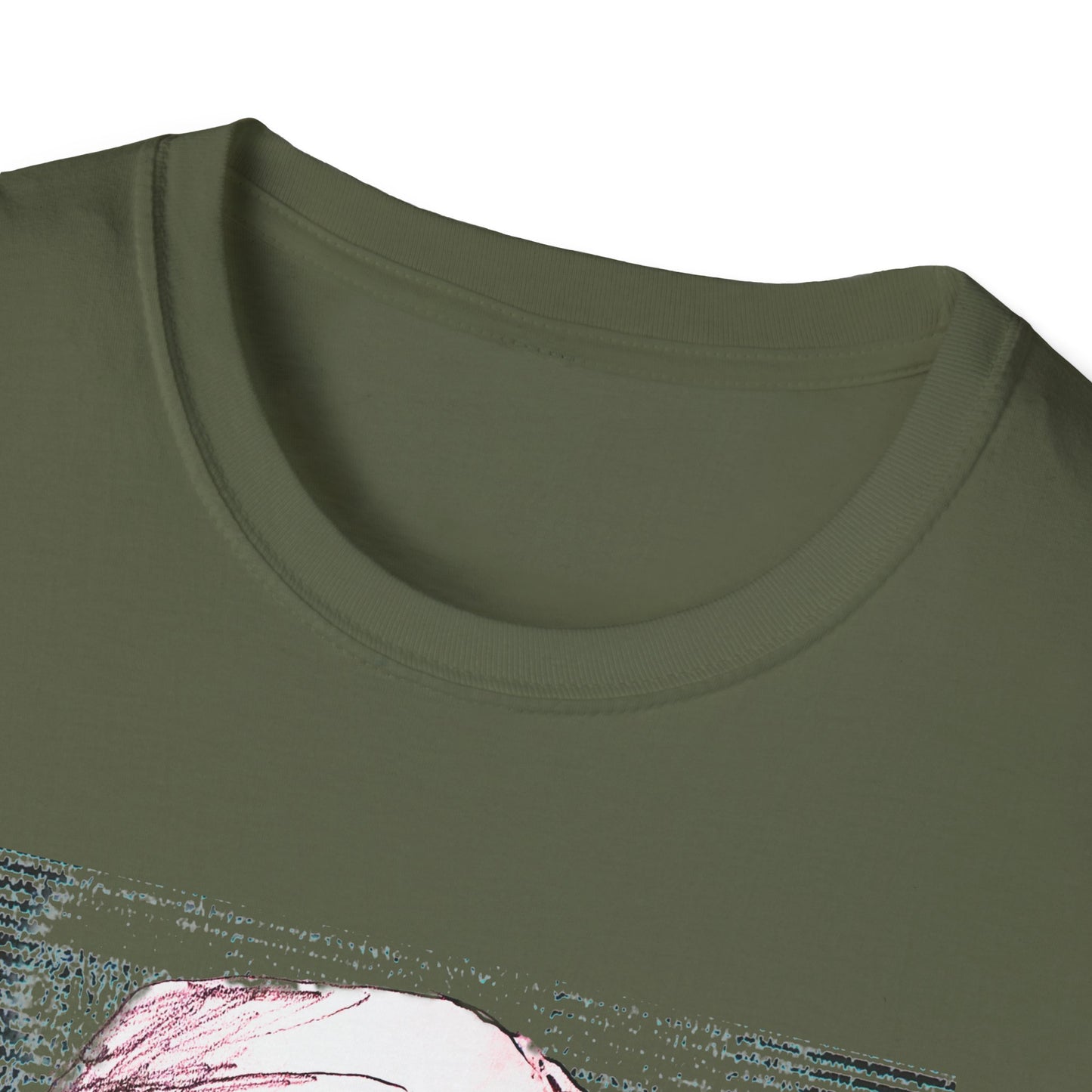 Grim Reaper Graphic Tee, Unisex Softstyle T-Shirt with Edgy Design, Halloween Apparel, Casual Streetwear, Gothic Fashion, Perfect Gift