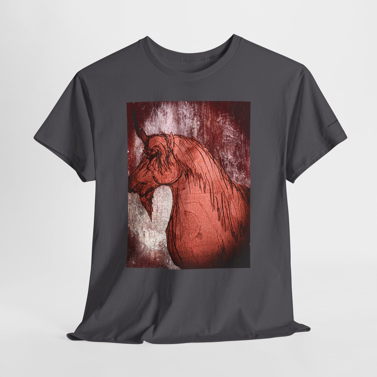 Artistic Unicorn Fantasy Print Unisex Heavy Cotton Tee