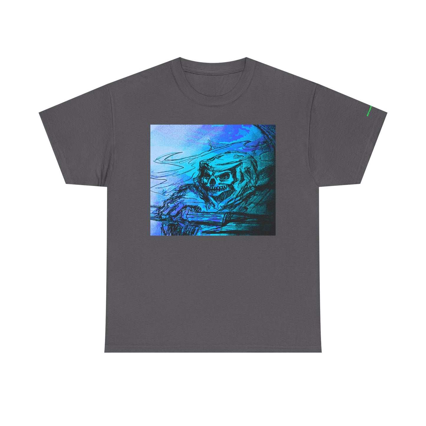 Misty Grim Reeper Art Unisex Heavy Cotton Tee - Unique Graphic T-Shirt for Bold Style