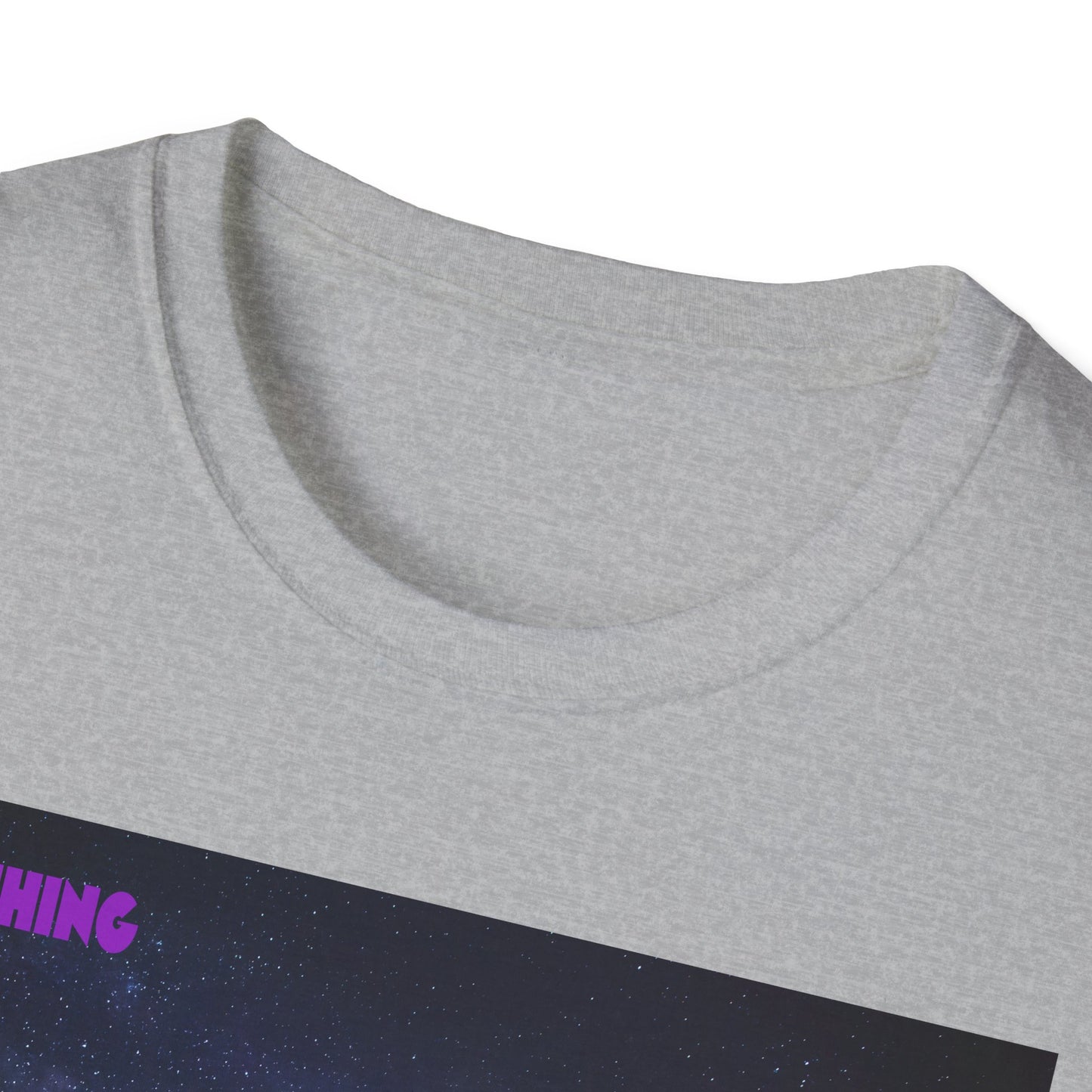 Quantum Field Galaxy-Themed Unisex T-Shirt - Cosmic Vibes, Inspirational Quote Tee, Gift for Space Lovers, Casual Wear, Unique Graphic T-Shirt