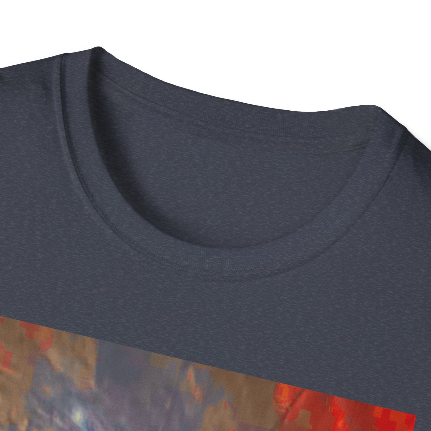 Vibrant Adventure motorcycle T-Shirt | Unisex Softstyle Tee, Casual Streetwear, Trendy Graphic Top, Unique Gift for Travelers, Colorful Artwork Shirt