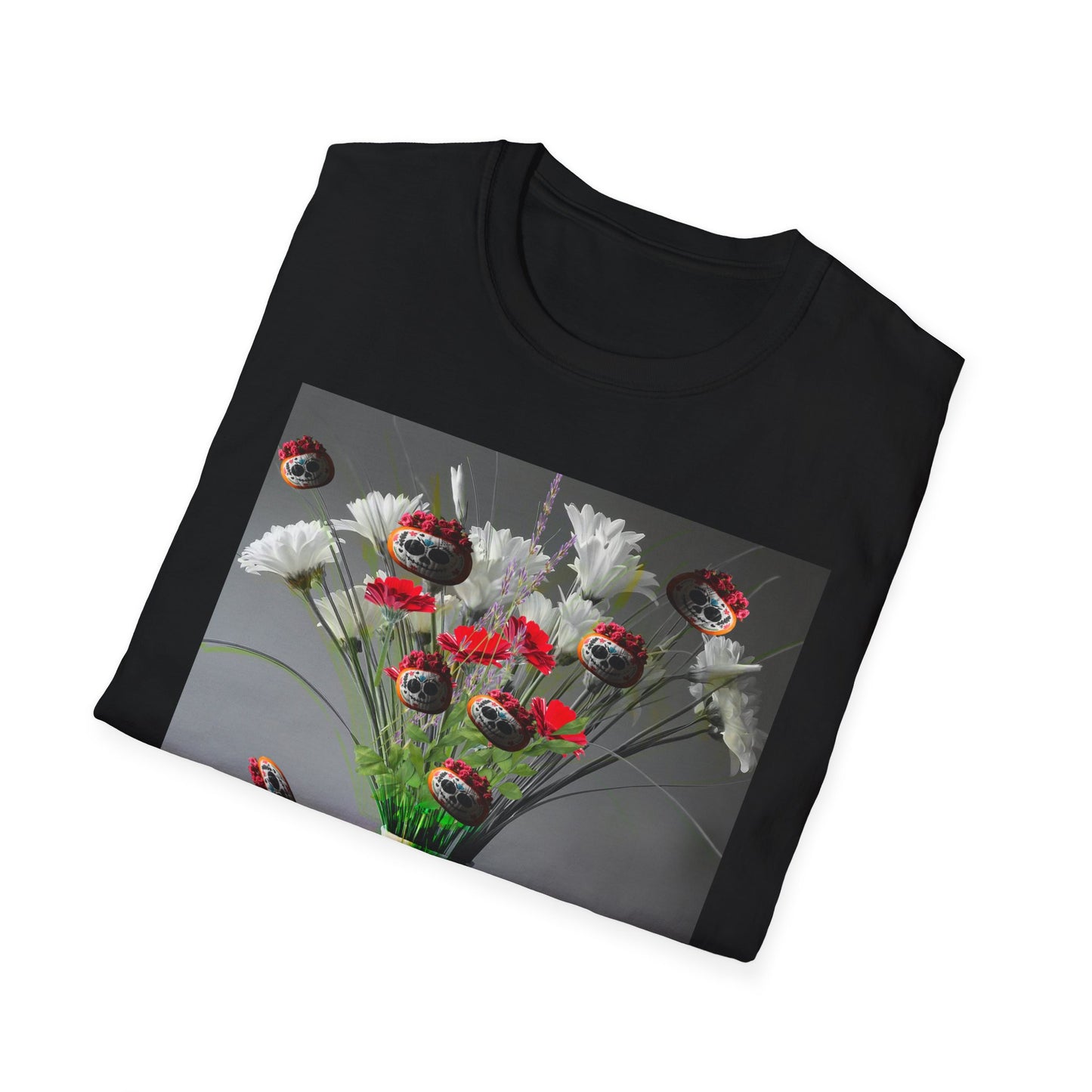 Skeleton Pumpkin Bouquet T-Shirt