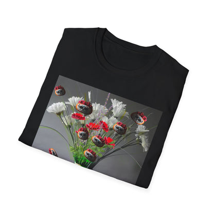 Skeleton Pumpkin Bouquet T-Shirt