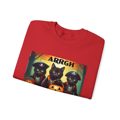 Pirate Cats Crewneck Sweatshirt - Halloween Costume