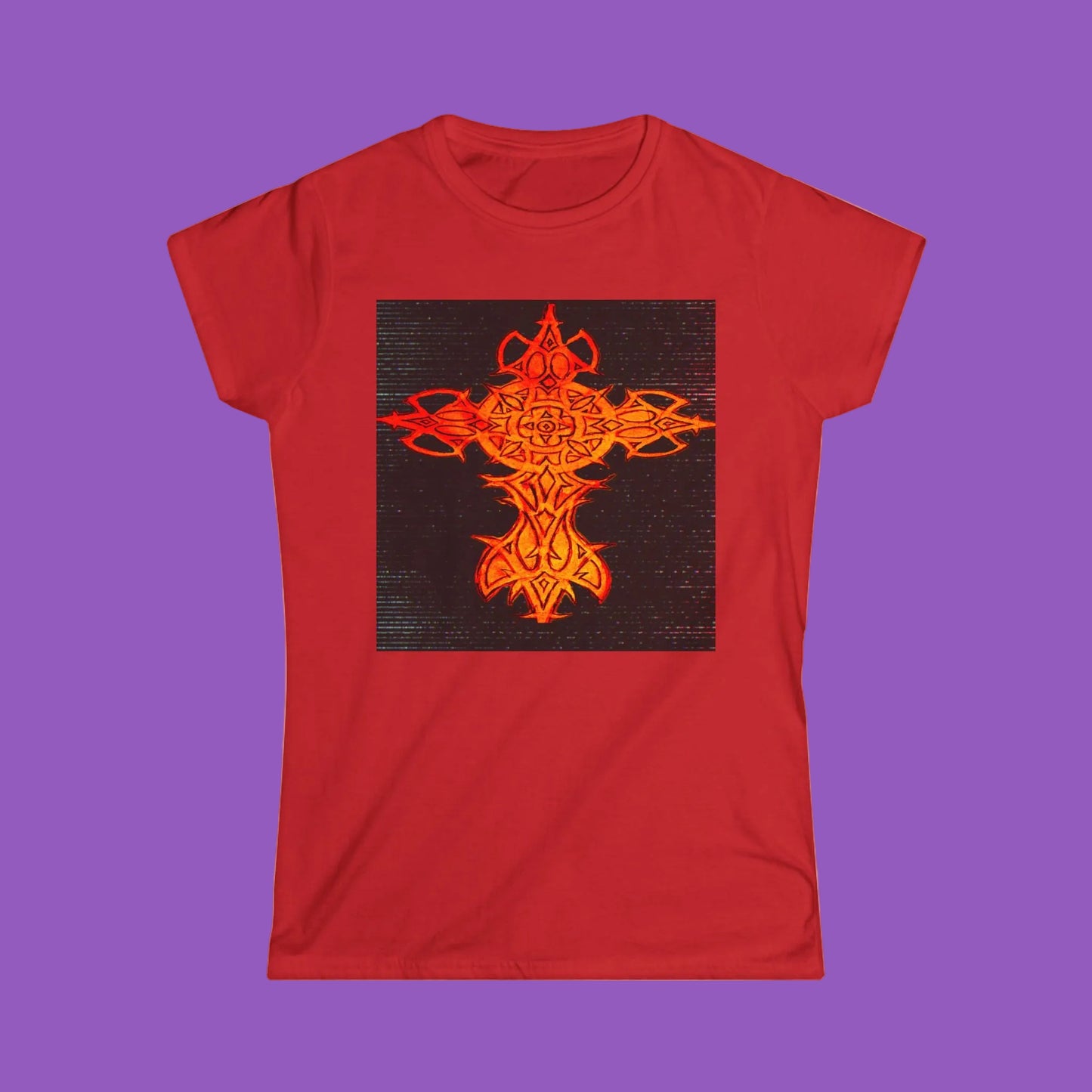 Tee — Fiery Celtic Cross Graphic