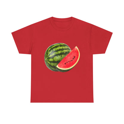 Summer Vibes Watermelon Tee, Fun Summer Shirt, Unisex Graphic T-Shirt, Cute Gift for Fruit Lovers, Casual Everyday Top