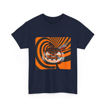 Pumpkin Swirl Unisex Tee | Halloween Shirt, Fall Fashion, Casual Outfit, Gift for Her, Pumpkin Spice Vibes