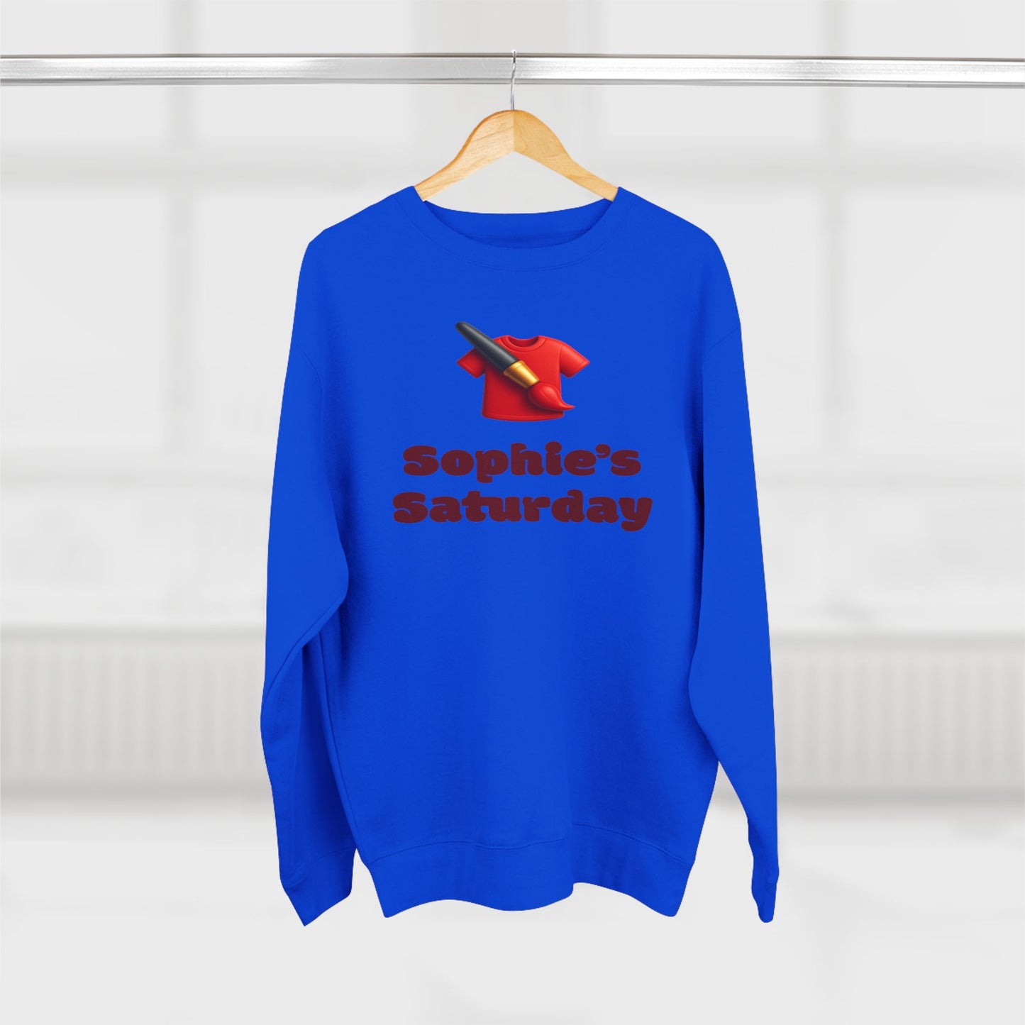 Personalized Sophies Saturday Sweatshirt, Cozy Unisex Crewneck, Weekend Vibes Gift, Customized Apparel, Casual Wear for Her