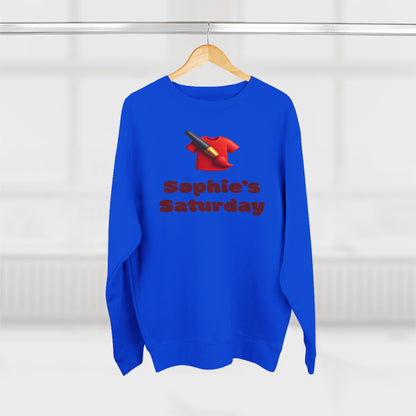 Personalized Sophies Saturday Sweatshirt, Cozy Unisex Crewneck, Weekend Vibes Gift, Customized Apparel, Casual Wear for Her