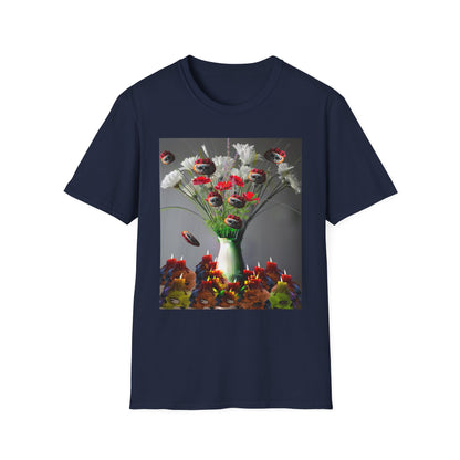 Skeleton Pumpkin Bouquet T-Shirt
