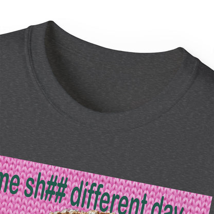 Voodoo Doll Humor Tee, Fun Statement T-Shirt for Everyday Wear, Gift for Friends, Casual Style, Quirky Graphic Shirt, Perfect for Parties