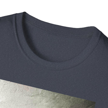 Artistic Grim Reaper Graphic Unisex Softstyle T-Shirt, Cool Gift for Nature Lovers, Casual Wear, Eco-Friendly Fashion, Birthday Gift, Summer Outfit