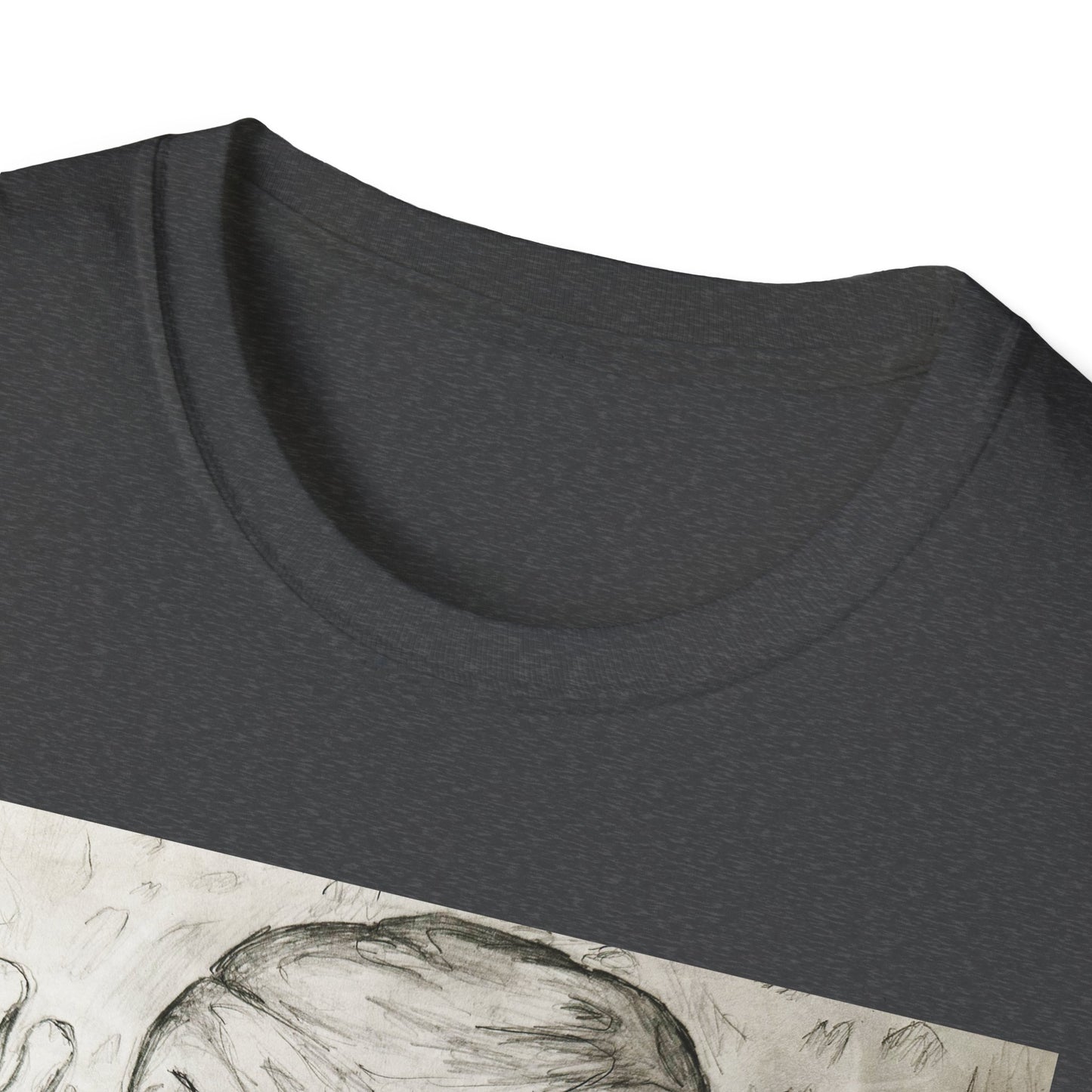 Grim Reaper Graphic Tee | Unisex Softstyle T-Shirt, Halloween Apparel, Edgy Fashion, Unique Gift, Gothic Style, Casual Wear