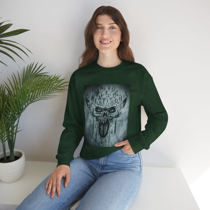 Skull Crewneck Sweatshirt