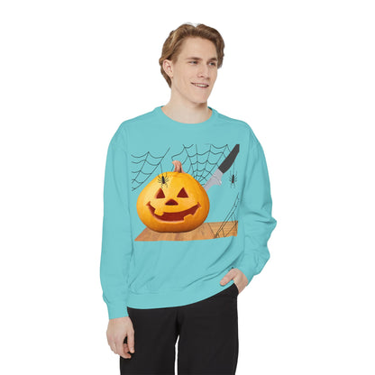 Spooky Pumpkin Sweatshirt, Halloween Apparel, Fall Fashion, Cozy Unisex Crewneck, Pumpkin Decor, Family Friendly Halloween