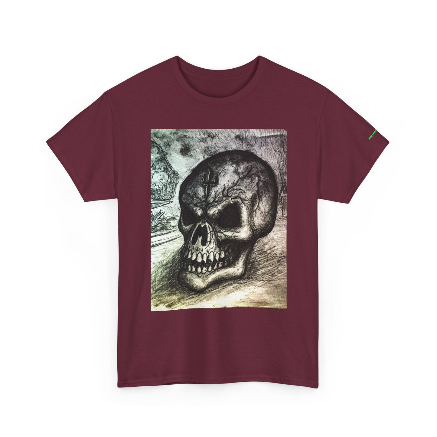 Skull Graphic Unisex Heavy Cotton Tee