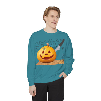 Spooky Pumpkin Sweatshirt, Halloween Apparel, Fall Fashion, Cozy Unisex Crewneck, Pumpkin Decor, Family Friendly Halloween