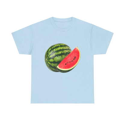 Summer Vibes Watermelon Tee, Fun Summer Shirt, Unisex Graphic T-Shirt, Cute Gift for Fruit Lovers, Casual Everyday Top